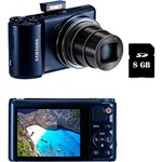 Ficha técnica e caractérísticas do produto Câmera Digital Samsung WB250 14.2MP, Zoom Óptico 18x, Grava em Full HD, Wi-Fi, Preta, Cartão de Memória 8GB