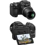 Câmera Digital Semi-profissional Nikon Coolpix L830 com 16MP Zoom Ótico de 34x Preta