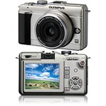 Ficha técnica e caractérísticas do produto Câmera Digital Semi-profissional Olympus DSLR PEN EPL 1 12.2MP C/ Lente Intercambiável 14-42mm