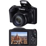 Ficha técnica e caractérísticas do produto Câmera Digital Semiprofissional Canon Powershot Sx400Is 16Mp Zoom Óptico 30X Cartão 8Gb Preta