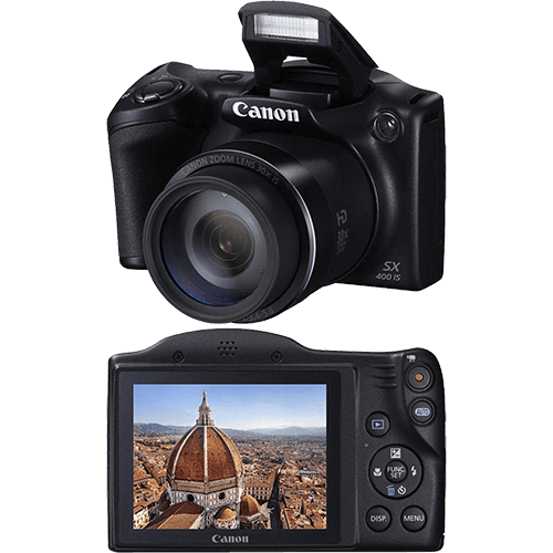 Câmera Digital Semiprofissional Canon Powershot SX400IS 16MP Zoom Óptico 30x Preta