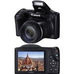 Ficha técnica e caractérísticas do produto Câmera Digital Semiprofissional Canon Powershot SX400IS 16MP Zoom Óptico 30x Preta