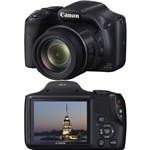Ficha técnica e caractérísticas do produto Câmera Digital Semiprofissional Canon Powershot SX530HS 16MP Zoom Óptico 50x Cartão 8GB Preta