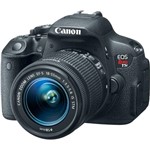Ficha técnica e caractérísticas do produto Câmera Digital SLR Canon Rebel T5i - 18MP - Full HD - Lente 18-55mm - LCD 3.0