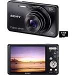 Ficha técnica e caractérísticas do produto Câmera Digital Sony Cyber-shot DSC-W690 16.1 MP C/ 10x Zoom Óptico Cartão 8GB Preta