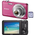 Ficha técnica e caractérísticas do produto Câmera Digital Sony Cyber-shot DSC-W710 16.1 MP Zoom 5x Cartão de Memória 4GB