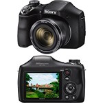 Ficha técnica e caractérísticas do produto Câmera Digital Sony DSC-H300 20.1 MP Zoom 35x Cartão de Memória 8GB