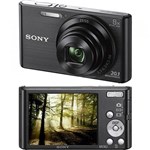 Ficha técnica e caractérísticas do produto Câmera Digital / Sony / DSC-W830 / 20.1MP / LCD de 2,7/ Vídeos em HD / Zoom Óptico de 8X - Preta