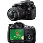 Câmera Digital Sony DSLR Alpha SLT-A65V 24.3 MP Tecnologia TMT e Lentes Intercambiáveis Lente SAL18-55mm