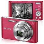 Ficha técnica e caractérísticas do produto Camera Digital Sony W830 Cyber Shot Rosa