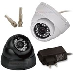 Ficha técnica e caractérísticas do produto Camera Dome Ccd Infra Vermelho 24 Leds 20mt 1000 Linhas 3,6m