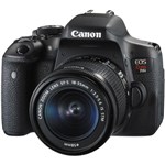 Ficha técnica e caractérísticas do produto Câmera DSLR Canon EOS Rebel T6i com Lente 18-55mm IS STM