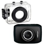 Ficha técnica e caractérísticas do produto Câmera e Filmadora Digital Bright 0372 Sport Cam Preta - 5.0MP, LCD 1,77", Case à Prova D’água e Grava Vídeo em HD