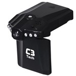 Ficha técnica e caractérísticas do produto Câmera e Filmadora Veicular HD com Visão Noturna CV303 - C3 Tech