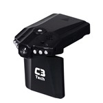 Ficha técnica e caractérísticas do produto Camera e Filmadora Veicular HD CV303 BK - C3 Tech