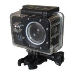 Ficha técnica e caractérísticas do produto Câmera Esportiva Sports HD DV 12MP Filmagem Full HD 30M à Prova D`água - Preta