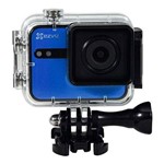 Ficha técnica e caractérísticas do produto Câmera Ezviz Action Cam S1c Starter Touch Screen - Azul