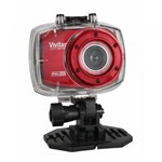Ficha técnica e caractérísticas do produto Câmera Filmadora de Ação Vivitar DVR787HD Vermelha, com Caixa Estanque e Acessórios