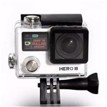 Ficha técnica e caractérísticas do produto Câmera Goal Pro Hero 3 - Microfone Externo - Branca Original