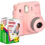 Câmera Instantânea Fujifilm Instax Mini 8 Rosa + Pack 20 Filmes Instax