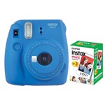 Ficha técnica e caractérísticas do produto Câmera Instantânea Fujifilm Instax Mini 9 Azul Cobalto + Pack 30 Fotos