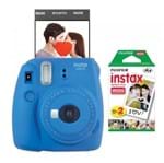 Ficha técnica e caractérísticas do produto Câmera Instantânea Fujifilm Instax Mini 9 Azul Cobalto + Pack 20 Fotos