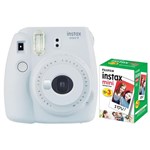 Ficha técnica e caractérísticas do produto Câmera Instantânea Fujifilm Instax Mini 9 Branco Gelo + Pack 30 Fotos