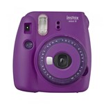 Ficha técnica e caractérísticas do produto Câmera Instantânea Fujifilm Instax Mini 9 ROXO AÇAÍ + Filtros Coloridos