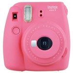Ficha técnica e caractérísticas do produto Câmera Instax Mini 9 Rosa Flamingo Fujifilm