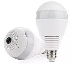 Ficha técnica e caractérísticas do produto Camera Ip Lampada Panoramica Seguraça Vr 360 Wifi Led V380s - Aq Shopping