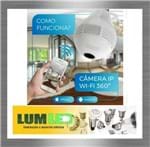 Ficha técnica e caractérísticas do produto Camera Ip Seguraca Lampada 360 Panoramica Espia Wifi
