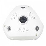 Ficha técnica e caractérísticas do produto Câmera Ip Segurança HD 360 Wifi Lente Olho de Peixe 1,3 MP