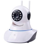 Ficha técnica e caractérísticas do produto Camera Ip Wifi Hd Segurança Wireless Noturna 360° RJ45 Baba Eletrônica com Microfone