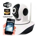 Camera IP Wireless Wifi Sensor Noturno Infravermelho HD 720p Segurança C/ Audio - Dc Importação