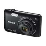 Camera Nikon Coolpix A300 20Mp 8X HD 2.7 Preta