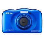 Ficha técnica e caractérísticas do produto Câmera Nikon Coolpix S33 Azul