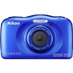 Ficha técnica e caractérísticas do produto Câmera Nikon Coolpix W100 10M Blue