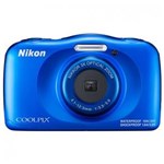 Ficha técnica e caractérísticas do produto Camera Nikon Coolpix W150 10m Azul