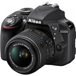 Ficha técnica e caractérísticas do produto Câmera Nikon D3300 com Lente AF-S DX 18-55mm VR II - Nikon