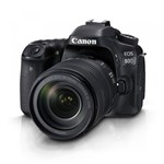 Ficha técnica e caractérísticas do produto Camera Profissional Canon EOS 80D Kit Lente 18-135mm Nano Canon