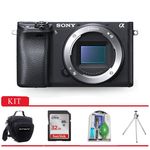 Ficha técnica e caractérísticas do produto Câmera Sony A6300 4k Corpo, Bolsa Sony, Tripé, Cartão 32gb, Kit Limpeza