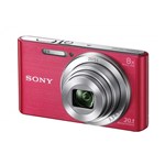 Ficha técnica e caractérísticas do produto Camera Sony DSC-W830 20MP/8X/HD Rosa