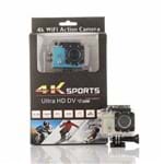 Ficha técnica e caractérísticas do produto Camera Sport Hd Dv 16mp Ultra 4k Prova D'agua Wi-fi)(