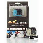 Ficha técnica e caractérísticas do produto Câmera Sports Cam 4K Full HD 1080 WiFi