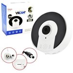 Ficha técnica e caractérísticas do produto Camera VRCAM 360 3D 1.3MP Panoramica IP HD Audio P2P Wifi KP-CA107 Ipega