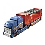 Ficha técnica e caractérísticas do produto Caminhão Batida com Veículo Hot Wheels - Azul e Laranja - Mattel