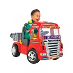 Ficha técnica e caractérísticas do produto Caminhão Big Truck Vermelho Elétrico 6v - Magic Toys