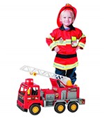 Ficha técnica e caractérísticas do produto Caminhão Bombeiro Fire Magic Toys Vermelho