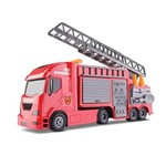 Ficha técnica e caractérísticas do produto Caminhão Bombeiro Pollux C/acessorios- Silmara Brinquedos