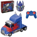 Ficha técnica e caractérísticas do produto Caminhão Controle Remoto com Máscara Transformers Optimus Pr